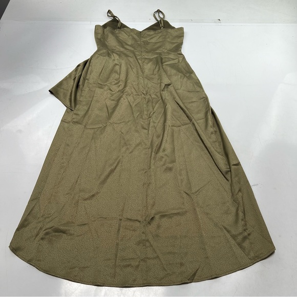 Lulus women’s khaki satin dress S L115-8 - Picture 3 of 6